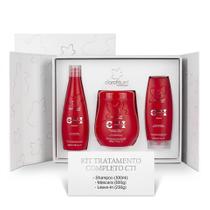 Kit Clorofitum CTI Tratamento Completo Pré e Pós Química Shampoo 300ml Máscara 500g LeaveIn 230g Restauração e Força Profissional Kit Clorofitum CTI Tratamento Completo Pré e Pós Química Shampoo 300ml Máscara 500g LeaveIn 230g Restauração e Força Profissional