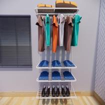 Kit Closet Aramado 0,90 x 2,00, mt 3 Prateleiras Branco