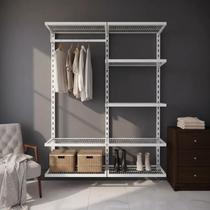 Kit Closet Aramado 1,20 x 2,00 mt Cab./Prat. Branco 20x20
