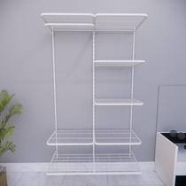 Kit Closet Aramado 1,20 x 2,00 mt Cab./Prat. Branco 20x20