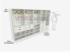 Kit Closet Armário Colmeia Roupeiro Cabideiro M41 Mdp Kit Closet Armário Colmeia Roupeiro Cabideiro M41 Mdp