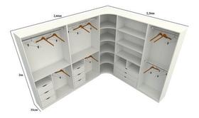 Kit Closet Armário M64 (expositor,roupa) Kit Closet Armário M64 (expositor,roupa)