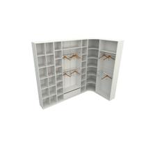 Kit Closet Loja Armário Colmeia Cabideiro Canto M93 Kit Closet Loja Armário Colmeia Cabideiro Canto M93