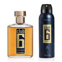 Kit Club 6 Exclusive Eudora: Colonia + Desodorante Aerossol
