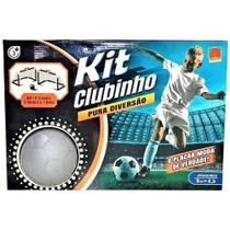 Kit clubinho preto com 2 traves algazarra