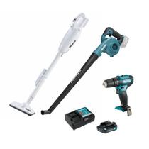 Kit Clx248 Aspirador Cl108 Soprador Ub101 Paraf Hp333 Makita