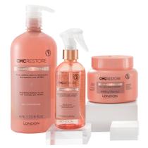 Kit CMC Restore Profissional - Shampoo + Máscara + Power Nutrition London Cosméticos