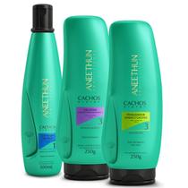Kit Co Wash Gelatina e Finalizador Ondas e Cachos Aneethun