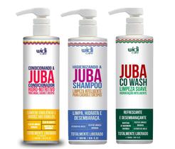 Kit Co Wash Limpeza Suave Juba 500ml - Shampoo Limpeza Inteligente 500ml - Condicionador Juba 500ml Widi Care