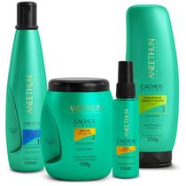 Kit Co Wash Máscara Óleo Finalizador Ondas e Cachos Aneethun Kit Co Wash Máscara Óleo Finalizador Ondas e Cachos Aneethun