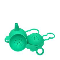 Kit Coador/Funil Verde Plástico com 3 Peças Kit Coador/Funil Verde Plástico com 3 Peças