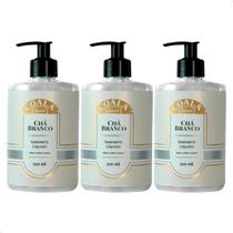 Kit Coala 3 Sabonete Líquido Home Chá Branco 500ml