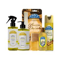 Kit Coala Ameixa Dourada Limpeza Perfume Aromatizante Completo