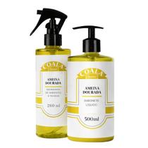 Kit Coala Ameixa Dourada: Sabonete Líquido 500ml e Odorizante De Ambientes 260ml Kit Coala Ameixa Dourada: Sabonete Líquido 500ml e Odorizante De Ambientes 260ml