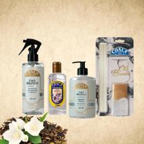 Kit Coala Aroma Chá Branco (LIMPADOR+DIFUSOR+SABONETE+ODORIZANTE)