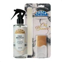 Kit Coala Chá Branco Difusor de Aromas 100ml e Home Spray para Tecidos 260ml. Cheiro Agradavel Por Mais Te