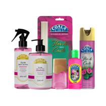 Kit Coala Flor De Cacto Limpeza Aromatizante Spray Aerossol Difusor Ambiente Perfumado