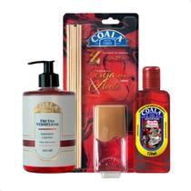 Kit Coala Frutas Vermelhas Sabonete Líquido 500ml + Difusor de Aromas 100ml + Limpador Perfumado 120ml