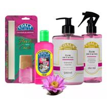 Kit Coala Home Flor de Cacto 4 itens Kit Coala Home Flor de Cacto 4 itens