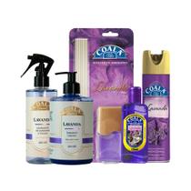 Kit Coala Lavanda com 5 Itens Difusor + Aerosol 400ml + Limpador 120ml + Home Spray 260ml + Sabonete Líquido 500ml