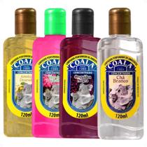 Kit Coala Limpadores Perfumados: Chá Branco, Ameixa Dourada, Flor De Cacto e Orquídea Negra 120ml