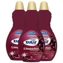 Kit Coala Zulu Perfumes: 3 Limpadores Perfumados Orquídea Negra 1L