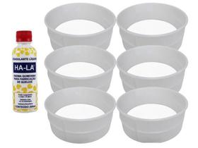 Kit Coalho Ha-La 200Ml + 6 Formas Queijo Minas 1Kg Injesul