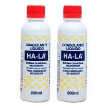 Kit Coalho Ha-La Liquido 200ml - Embalagem com 2 Unidades