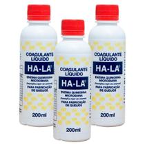 Kit Coalho Ha-La Liquido 200ml - Embalagem com 3 Unidades