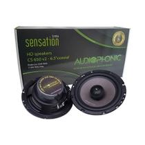 Kit Coaxial Audiophonic Sensation Cs650/v2 110rms 6.5