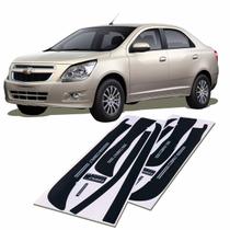Kit Cobalt 2016 a 2020 Soleiras Super Protetoras Portas + Mala + Fundo Placa