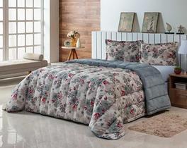 Kit Coberdrom Casal Queen Jogo Cama Dupla Face 400 Fios Kit Coberdrom Casal Queen Jogo Cama Dupla Face 400 Fios