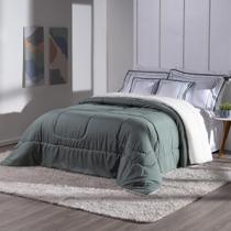 Kit Coberdrom Soft Sherpa Lã Carneiro e Hipercal 400 Fios