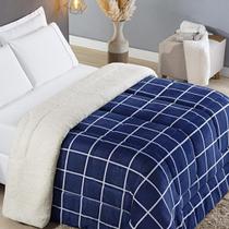 Kit Coberdrom Solteiro Austin 3 Peças - Marinho