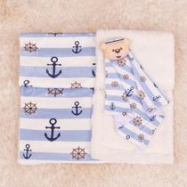 Kit Cobertor com Naninha para Bebê 2 pcs
