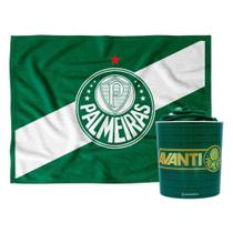 Kit Cobertor Manta Solteiro com Balde Pipoca Palmeiras Zona Criativa Avanti Verdão Licenciado 5 Litros Cor:VerdeDesenho Kit Cobertor Manta Solteiro com Balde Pipoca Palmeiras Zona Criativa Avanti Verdão Licenciado 5 Litros Cor:VerdeDesenho
