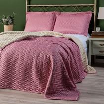 Kit Cobertor Mirofibra com Sherpa Toque Pele de Carneiro Queen - 03 peças Kit Cobertor Mirofibra com Sherpa Toque Pele de Carneiro Queen - 03 peças