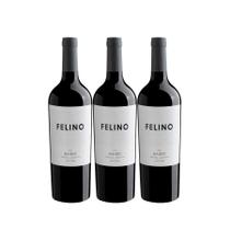 Kit Cobos Felino Malbec 3 Gfs 750Ml Vinho Argentino