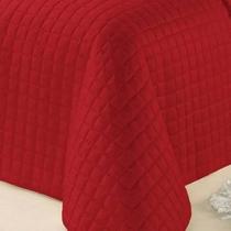 kit Cobre Leito 180 fios King Top Line 3 Peças - Vermelho