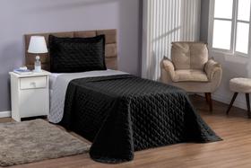 Kit Cobre Leito 2 Peças Tamanho Solteiro Modelo Dupla Face