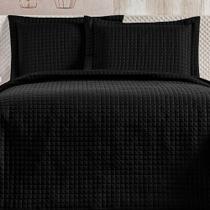 Kit Cobre Leito 3 Peças Plata Poliéster Macio Queen