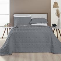 Kit Cobre Leito Cama Super King Size 300 Fios Branco Luxo