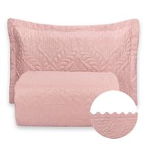 Kit Cobre Leito Camili King 3 Pçs Colcha C/ Aba Americana Dupla Face Matelado Kit Cobre Leito Camili King 3 Pçs Colcha C/ Aba Americana Dupla Face Matelado