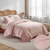 Kit Cobre Leito Casal 3 Pçs Dupla Face Turin Percal 300 Fios