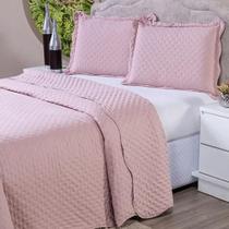 Kit Cobre Leito Casal 3 Peças Colcha Premium Dupla Face