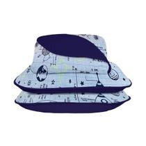 Kit Cobre Leito Casal 3 Peças Galáxia Brilha No Escuro Infantil Malha Algodão Kit Cobre Leito Casal 3 Peças Galáxia Brilha No Escuro Infantil Malha Algodão