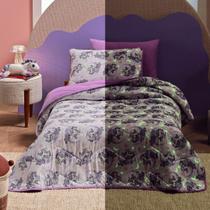 Kit Cobre Leito Casal 3 Peças Magia Infantil Brilha No Escuro Malha Algodão