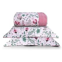 Kit Cobre Leito Casal Botanical Micropercal 200 Fios 7 Peças