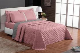 Kit Cobre Leito Casal King Size Colcha Super King Dupla Face