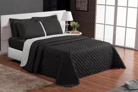Kit Cobre Leito Casal King Size Colcha Super King Dupla Face